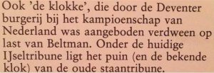 Tekst uit het boek: '75 jaar Go Ahead'